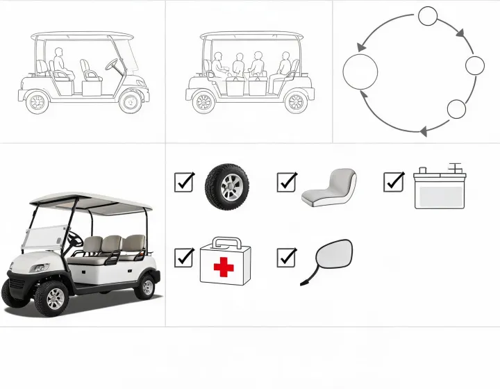 Cart procurement communication illustration